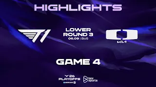Highlights T1 vs DK | Game 4 | 2026 LCK Playoffs Lower Round 3