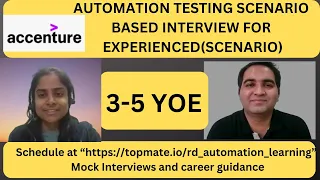 Automation Testing Interview Experience Real-Time QA SDET Interview Preparation 2026