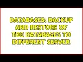Databases Backup and restore of TDE Databases to different server 2 Solutions