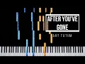 After You've Gone (Art Tatum) - Piano Tutorial