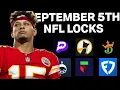 34-0 NFL PRIZEPICKS Today Week 1 25 FREE NFL Best Bets Predictions and Player Props
