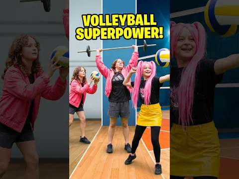 Treinamento do kpop dos atletas! Vamos jogar vôlei!🌟🏐🏋️‍♀️#shorts #kids #play