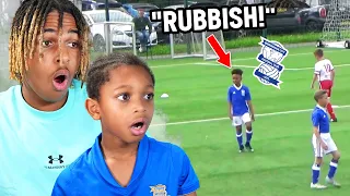LIL BRO Gives BRUTALLY HONEST Review Of My U9s Academy Gameplay