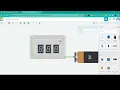 Making a simple seven segment display simulation in Tinkercad