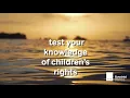 Our 2023 Summer Crossword Puzzle on Children s Rights