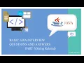 Java Interview Questions and Answers Java Tutorial Example Part 7 Freshers Experienced