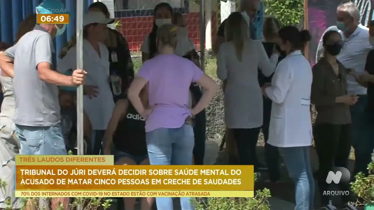 Tribunal do júri irá decidir sobre saúde mental do acusado de matar 5 pessoas em creche de Saudades