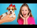 Download Lagu Nastya and Dad are in a home zoo to visit wild animals