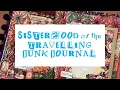 Boho themed junk journal pages Sisterhood of the travelling junk journal