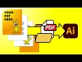 How To Open Edit And Save A Mutiple Page PDF In Illustrator