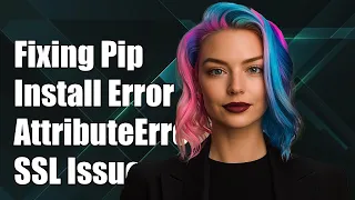 Fixing Python Pip Install Error AttributeError module object has no attribute SSL - ST