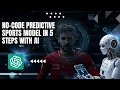 Build a No-Code Predictive Model for Sports With Real Data and AI