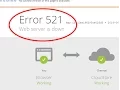 How to fix web server is down Error 521 in Google chrome and Mozilla firefox