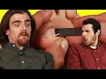 Guys Get Their Dead Foot Skin Scraped Off