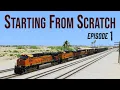 Starting From Scratch ep 1 - Run 8 Train Simulator Tutorial