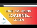 Create a simple preloader with jQuery