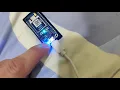 Code for showing morse code in particle Argon