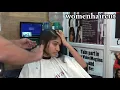 Wedge Fountain Haircut Thinning by Clipper Side Shave