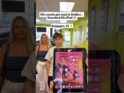 7 Year Old Destroyed His iPad at Roblox 😱 # #moneytalkswireless #shorts