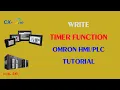 Timer TIM Omron CJ1M with Variable Input from HMI