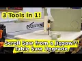 Space-Saving Hack Router Table Jigsaw Scroll Saw Alternative