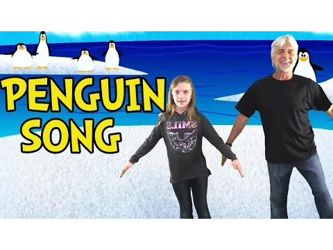 Download MP3 The Penguin Song ♫ Penguin Dance ♫ Brain Breaks ♫ Kids Animal Action Song by The Learning Station