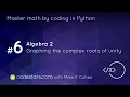 Graphing the complex roots of unity in Python