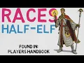 Race Half-Elf DnD 5E Races