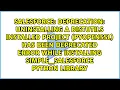 DEPRECATION Uninstalling a distutils installed project pyOpenSSL has been deprecated error
