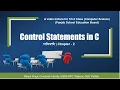 Chapter 2 Control Statements Part 1