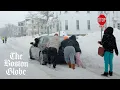 After historic blizzard leaves many streets in Fall River snowed in residents help each other out