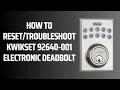 How to Kwikset 92640-001 Lock