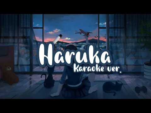 Download MP3 【Karaoke】Haruka Lyrics - (by. YOASOBI)