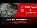 Java Data types and variables - Java Programming tutorial in Tamil