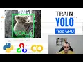 Train YOLO to detect a custom object online with free GPU