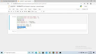 Python Program for Quotient and Remainder