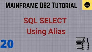 SQL QMF Select Query Using Aliases - Mainframe DB2 Practical Tutorial