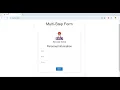 Multi-Step Form Using React Material-UI