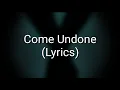 Lagu BAD OMENS - Come Undone (Lyrics)