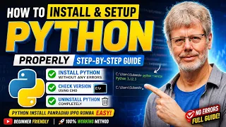 How to Install Setup Python Properly in Tamil Step-by-Step Guide