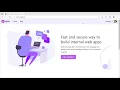 Create and publish web app in Python without knowledge of HTML or JavaScript