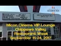 Micon Cinema VIP Lounge - Chippewa Valley Restaurant Week