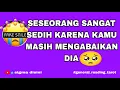 ☂️SESEORANG SANGAT SEDIH KARENA KAMU MASIH MENGABAIKAN DIA☂️#tarot #generalreading #zodiak 