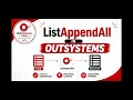 ListAppendAll in OutSystems Merge Lists Easily OutSystems Tutorial