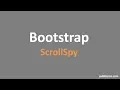 Bootstrap ile ScrollSpy Kullanimi