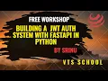 FREE WORKSHOP Building a JWT Authentication System with FastAPI Python - BY Srinu in VTS SCHOOL