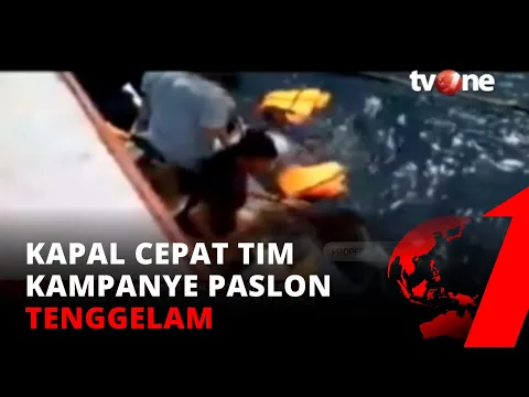 Kapal Cepat Tim Kampanye Paslon Cabup Dan Cawabup Banggai Tenggelam | tvOne