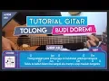 Tutorial Gitar (TOLONG - BUDI DOREMI) VERSI ASLI LENGKAP