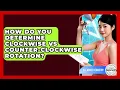 How Do You Determine Clockwise Vs Counter-clockwise Rotation - All About Geometry