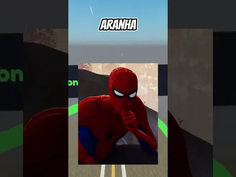 Nunca pergunte ao HOMEM ARANHA se ele tem medo! 😨🕷️ #shorts